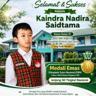 SELAMAT DAN SUKSES KEPADA KAINDRA SAIDTAMA